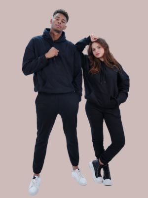 Deux Ensembles Capuche Jogger couple